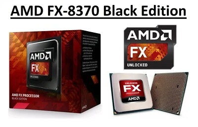 AMD FX-8370 Black Edition Octa Core Processor 4.0-4.3 GHz, Socket AM3+, 125W CPU - Image 1 of 4