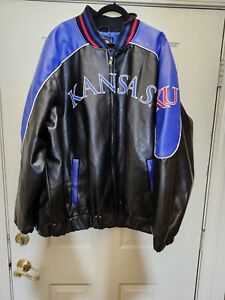 Vintage Kansas University Jacket Coat 5XL G-III Sports by Carl Banks Jayhawks