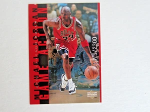 Michael Jordan 1998 UD Living Legend "Game Action - Red 1375/2300 #G4 - Picture 1 of 2