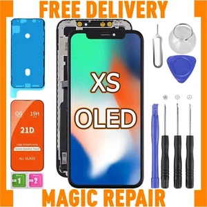 For iPhone XS Soft OLED ✅ Screen Replacement + Touch Digitizer Display UK STOCK - Picture 1 of 5