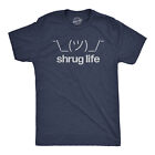Męska koszulka Shrug Life śmieszna wzruszająca ramiona tekst mem dla facetów