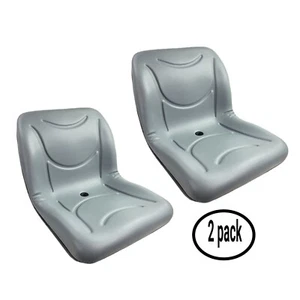 E-106-6672 Grey Bucket Seat (2 Pcs) for Toro Greensmaster 3120, Multi-Pro 1200+ - Picture 1 of 7