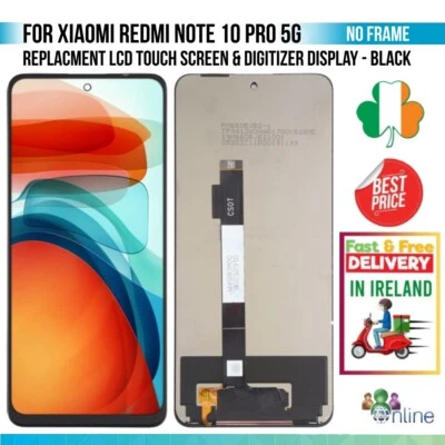 For Xiaomi Redmi Note 10 Pro 5G LCD Touch Screen Display Digitizer Without Frame - Изображение 1 из 4