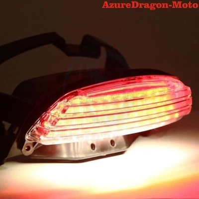 LED Tail Signals Light Fender New For Harley Dyna Fat Bob FXDF 2009 - 2013 2012 - Image 1 of 4