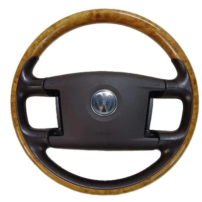 Tuning Abgeflacht Alcantara Lenkrad für VW Touareg 7L  Phaeton GP1  3D0419091 - Bild 1 von 4