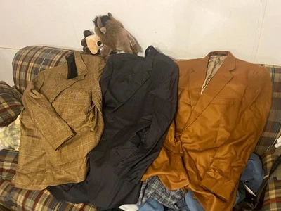 LOTE Blazer (3) Ing Loro Piana & C. Cachemira (2) Hart Schaffner Trompetista talla 46-48 Foto 1 de 4