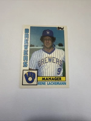 1984 Topps Traded #67T Rene Lachemann - Image 1 of 2