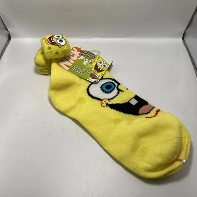 Calcetines Bob Esponja Nickelodeon PomPom Heads 1 par talla 9-11 Foto 1 de 4