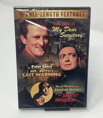 3 Full Length Features (DVD, 2008) Dear Secretary, Last Warning, Secret Weapon - Image 1 of 3