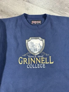 Vintage Grinnell College blau Jansport USA Größe Large Reverse Weave Sweatshirt - Bild 1 von 11