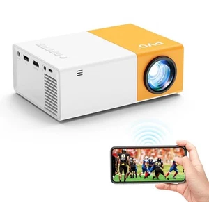 Projecteur WiFi Portable Film Projecteur 1080P, Téléphone Projecteur YG300ProMax - Photo 1/12