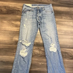 Vintage Abercrombie and Fitch Jeans Made In USA Mens Size 32 x 34 Bootcut 1892 - Picture 1 of 6