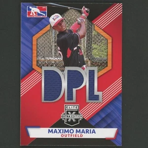 2021 Panini Elite Extra Edition #DPLM-MM Maximo Maria DPL RC Materials GU JSY - Picture 1 of 2