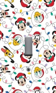 ALL SIZES Light Switch Plate Cover DISNEY CHRISTMAS LIGHTS MICKEY DONALD GOOFY - Picture 1 of 26
