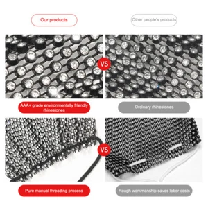 Women Fashion Face Mask With Rhinestone Elastic Reusable Washable Christmas Mask - Imagen 1 de 21