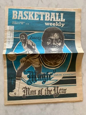Basketball Weekly newspaper, December 26, 1980, cover: Magic Johnson - Image 1 of 3