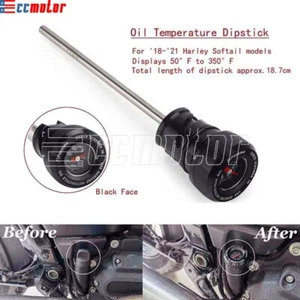 Oil Temperature Dipstick for Harley Softail Fat Bob Heritage Classic FLHCS 114 - Picture 1 of 8