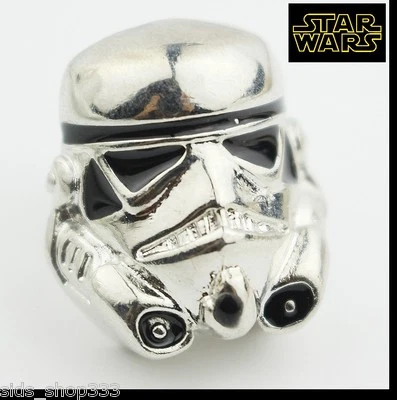 STAR WARS STORMTROOPER Logo Metal Pin brooch prop badge darth vader cosplay - Image 1 of 4
