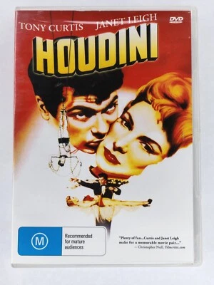 Houdini DVD Region 1 Adventure Tony Curtis Janet Leigh Ex Rental - Image 1 of 2
