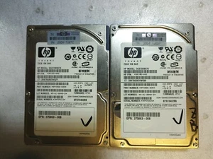 - 2x HP 430165-002 | DG072BB975 72GB 10000RPM 2.5" SAS Hard Drive Tested - Picture 1 of 2