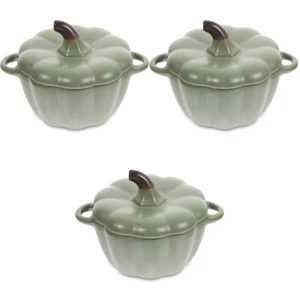 3 Count Kürbis-Dessert-Schalen Halloween-Süßigkeitenschale - Bild 1 von 12