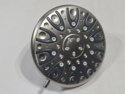 Glacier Bay Round Shower Head with Adjustable Heads in Brushed - Image 1 of 4