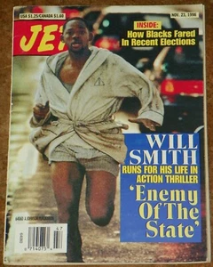 JET Magazine 23 November 1998 Back Issue WILL SMITH Enemy Of The State NO LABEL - Picture 1 of 3