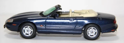 VITESSE 1:43 AUTO DIE CAST JAGUAR XK8 BLU METALLIZZATO INTERNI CREMA ART VARIE A - Immagine 1 di 4