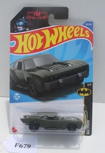 Hot Wheels HW DC Batman Batmobile Bat Car Olive Green 5/5 FNQHotwheels F679 - Picture 1 of 6