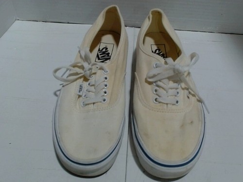 UsedGood_V Unisex's Vans Scarpe da skate autentiche 8 5 (bianco bianco sporco_taglia 8 5