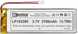 EEMB Lithium Polymer battery 3.7V 3700mAh 103395 Lipo Rechargeable Battery Pack - Picture 1 of 7