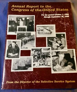 1990 Selective Service Annual Report to U. S. Congress - Picture 1 of 2