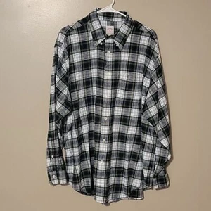 Brooks Brothers Button Down Langarm Karo Hemd Schwarz Mehrfarbig Herren Größe XL - Bild 1 von 5