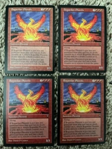 MTG- Bogardan Phoenix x4 - Visions - Reserved List - Picture 1 of 1