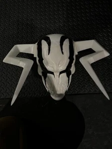 Kurosaki Ichigo Full Hollow Mask/Helmet Bleach Anime Cosplay Glows In The Dark! - Picture 1 of 15