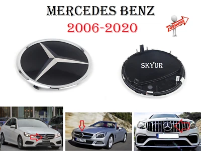 Placa base emblema parrilla original 1648880411 para Mercedes W117 W166 W216 X166 Foto 1 de 4