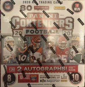 2020 Contenders Fanatics Exclusive Mega Box 2 Autos NEW Football NFL - Picture 1 of 2