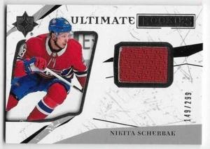 17/18 UD ULTIMATE COLLECTION ROOKIES JERSEY /299 (#51-100) U-Pick From List - Picture 1 of 4