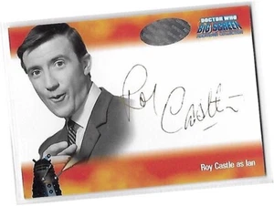 Dr Who Big Screen Additions - A4 Roy Castle - Gold Facsimile Autograph/Auto Card - Picture 1 of 3