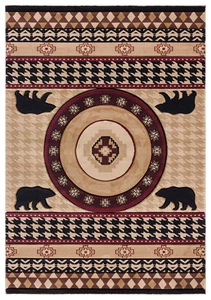 8x11 United Weavers Beige Geometric Area Rug 2055 41626 - Aprx 7' 10" x 10' 6" - Picture 1 of 2