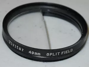 49mm Vivitar Split-Field, Split-Image, Bi-Focus Filter #49f-uot - Picture 1 of 3