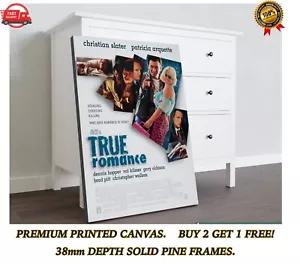 True Romance Classic Movie Large CANVAS Art Print Gift A0 A1 A2 A3 A4 - Picture 1 of 6