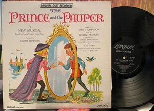 The PRINCE and the PAUPER: Original Cast LP NM/VG+ MONO 1963 - Picture 1 of 1