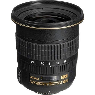 Nikon 2144-IV AF-S DX NIKKOR 12-24mm f/4G If-ED Zoom Lens with Auto Focus for - Image 1 of 4