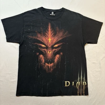 Camiseta Promocional Diablo 3 III De Colección Para Hombre Grande Negra Videojuego Blizzard Devil Foto 1 de 4