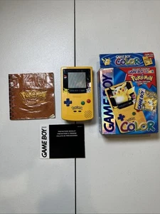 Nintendo GameBoy Color Pikachu Special Edition Pokemon CIB ohne Spiel. - Bild 1 von 16