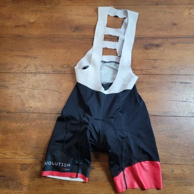 Rosti Mens Medium Cycling Bibshorts Italy 7" 16" (9/10) Revolution M/L - Image 1 of 4