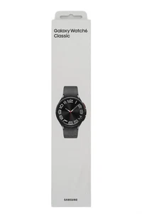 Samsung Galaxy Watch6 Classic GPS 43mm Black Smartwatch SM-R950NZKAXAA - Photo 1 sur 9