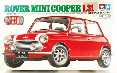 TAMIYA 1/12 ROVER MINI COOPER 1.3i SERIE A GRAN ESCALA N.º31 Hecho en JAPÓN Raro Foto 1 de 4