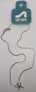 Collana stile surf pendente stella marina ipoallergenica in acciaio inox 18' 136210 - Foto 1 di 1